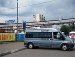 Бесплатный автобус Genser в пункт аренды автомобилей АрендаАвто-нву на ул.Добролюбова